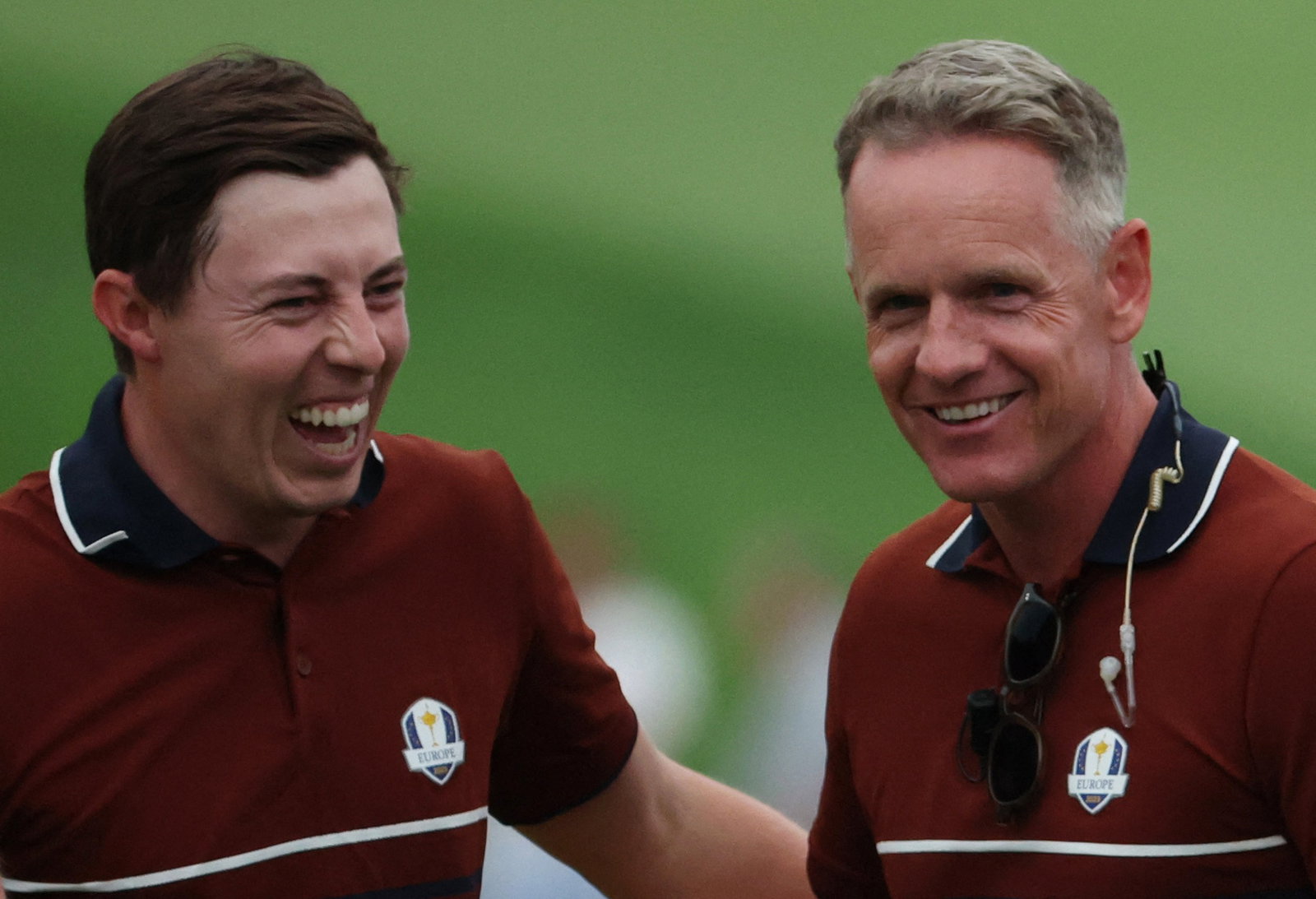 Fitzpatrick with Donald at Bethpage