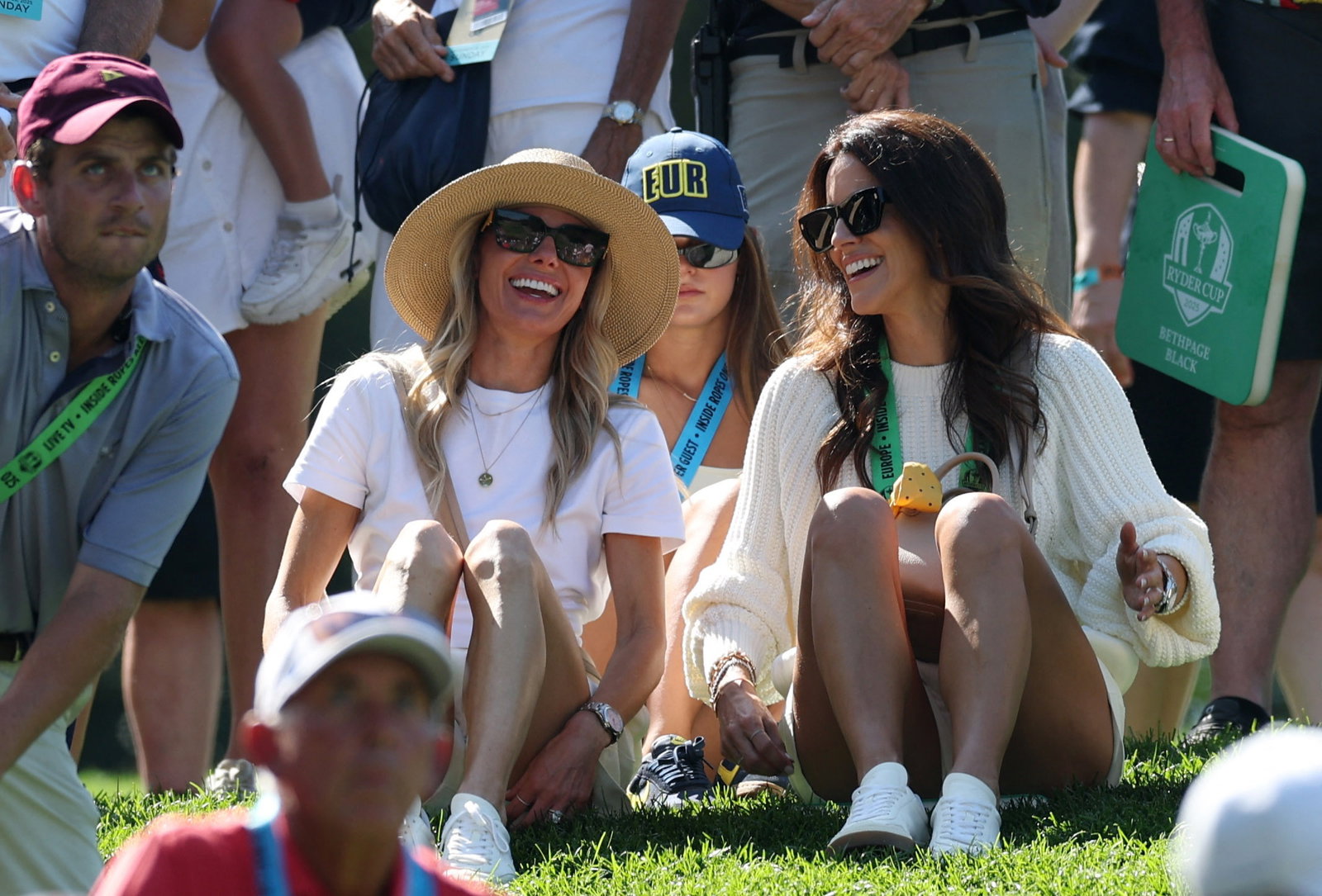Rory McIlroy's wife Erica and Luke Donald's wife Diane