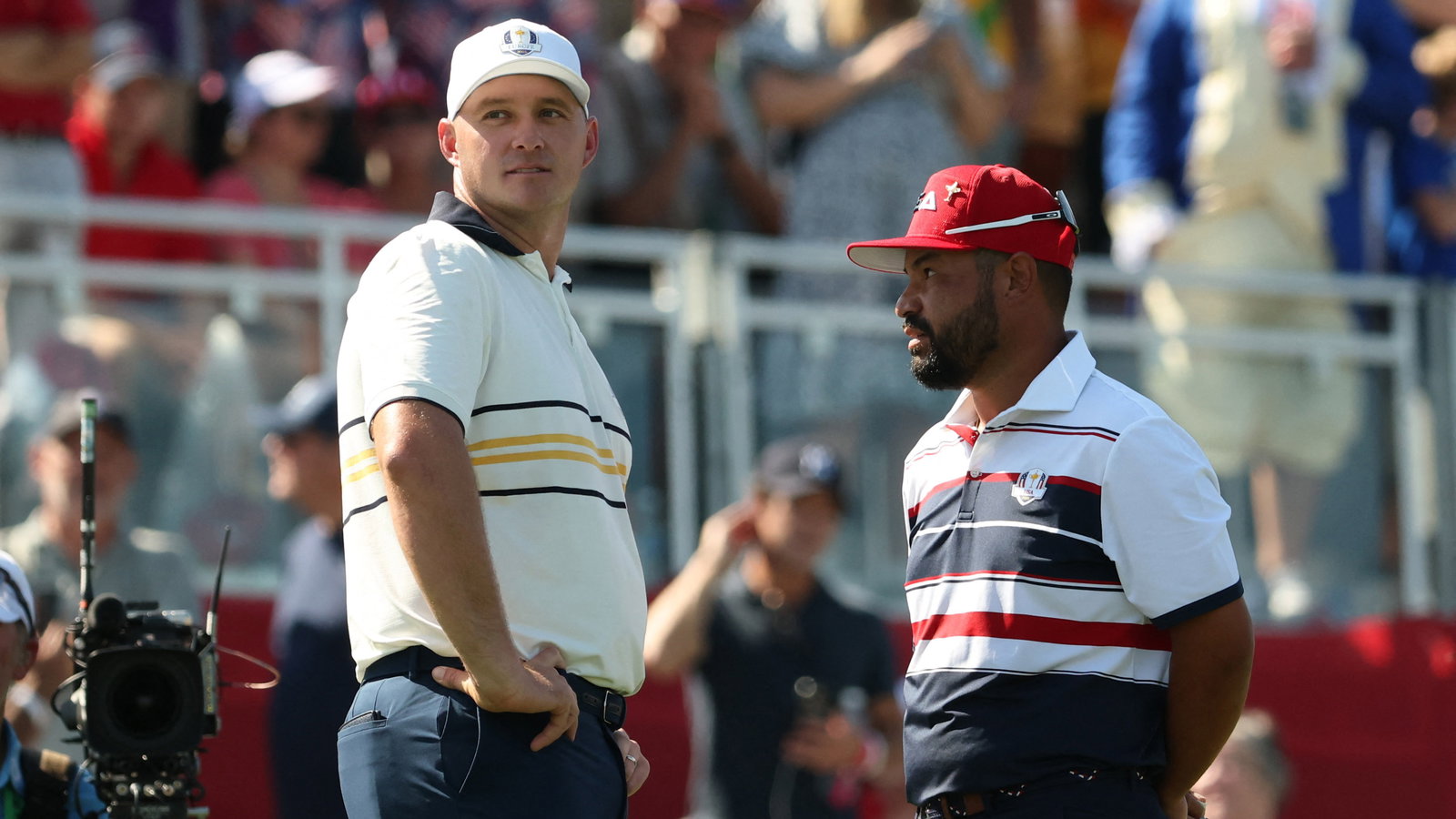 Sepp Straka and JJ Spaun at the Ryder Cup