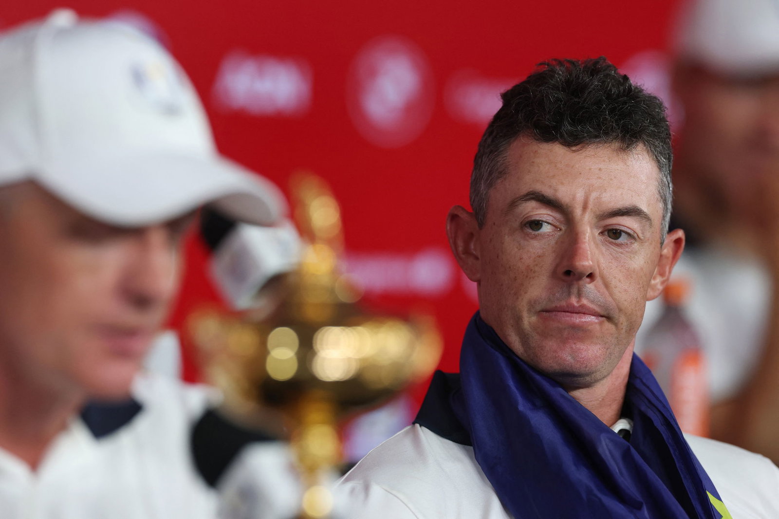 McIlroy with Donald at the winners press conference