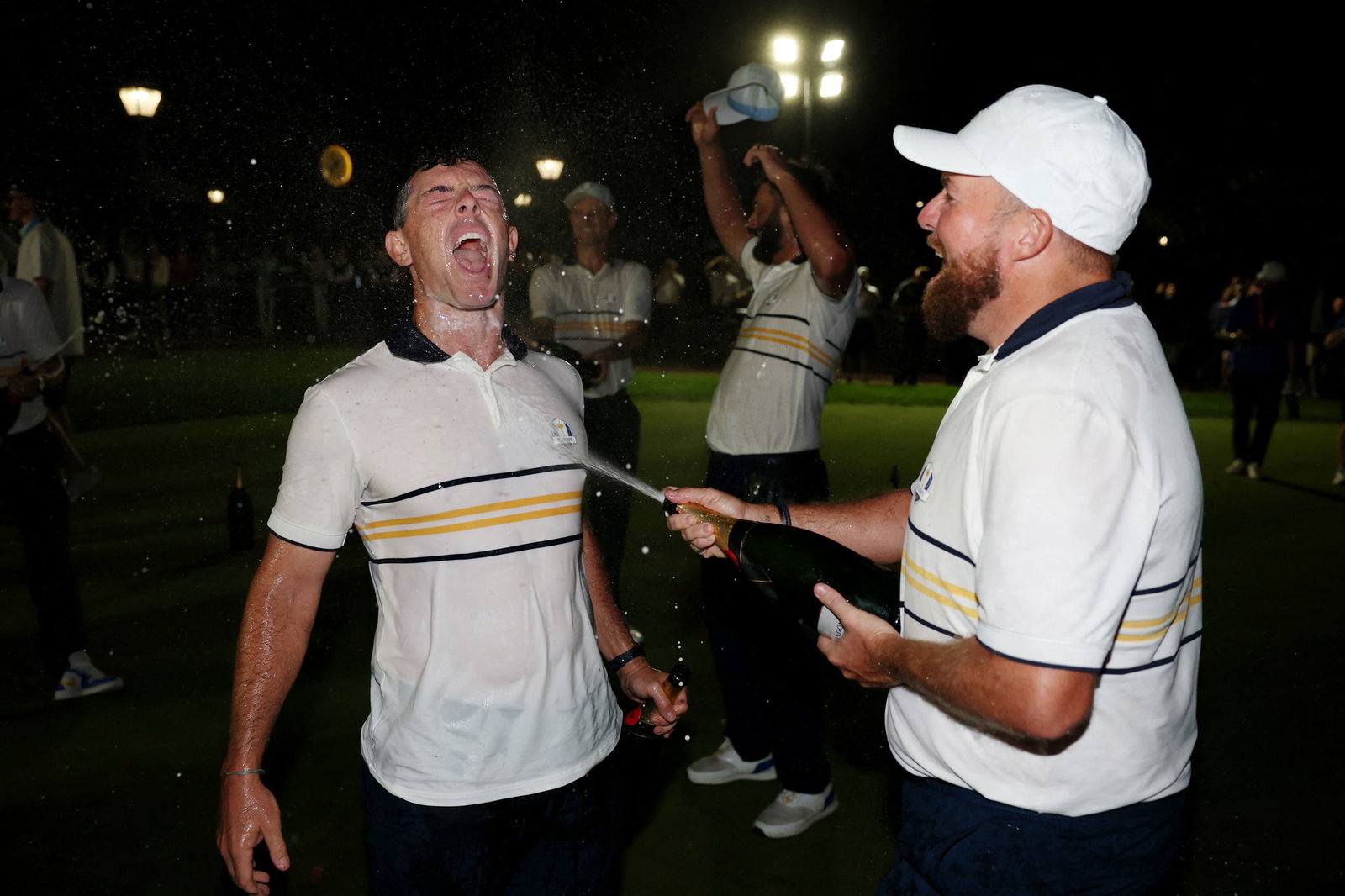 McIlroy and Lowry celebrate Ryder Cup victory