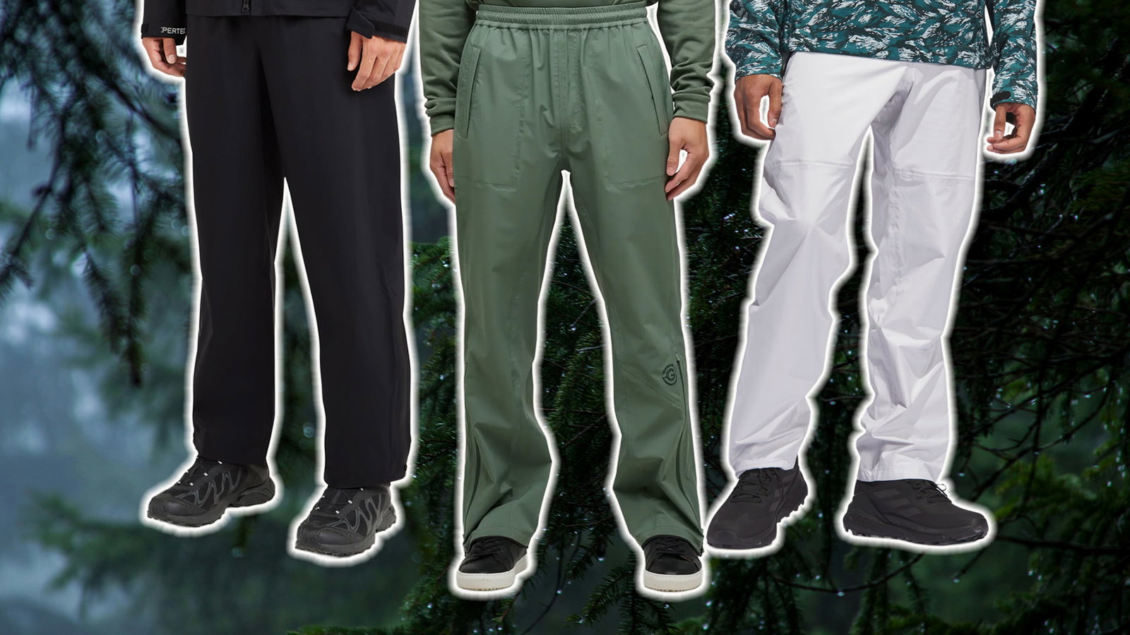メンズウェア 1PIU1UGUALE3 GOLF RAIN PANTS 1PIU1UGUALE3 GOLF / SETUP / GRB128-GPE003 113 GOLF S/S RAIN