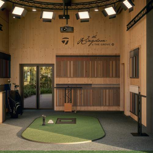 The fitting bays at TaylorMade's UK Kingdom