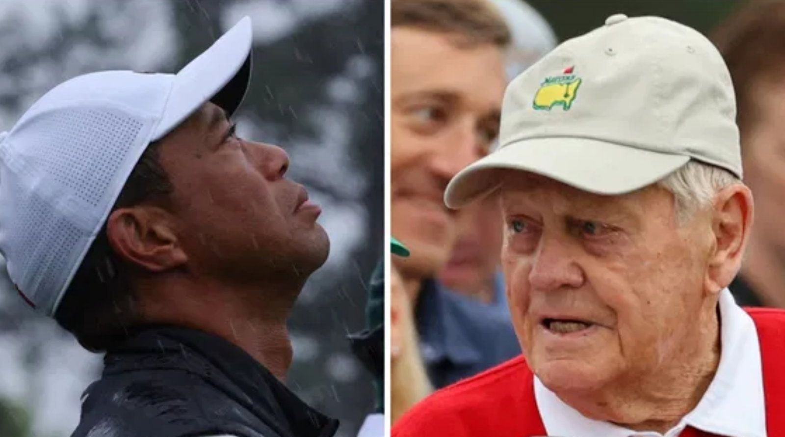 Tiger Woods and Jack Nicklaus