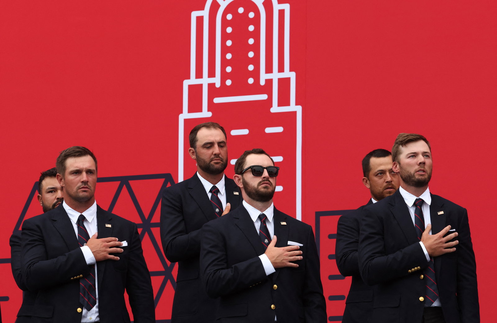 Members of the 2025 US Ryder Cup team