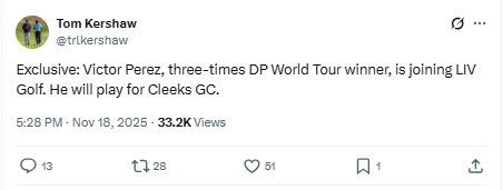 Kershaw confirms Perez to join Cleeks GC