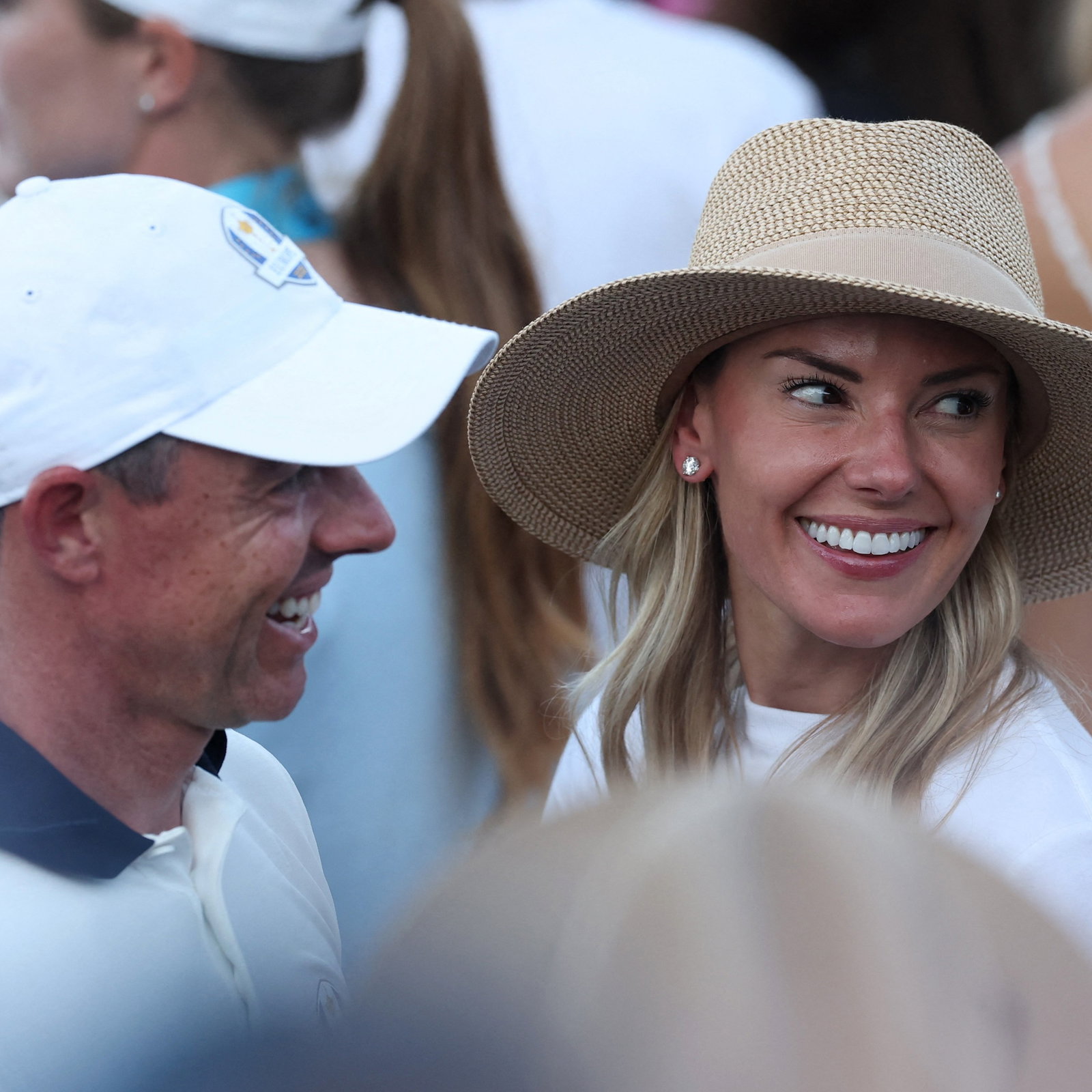 Rory McIlroy with wife Erica 