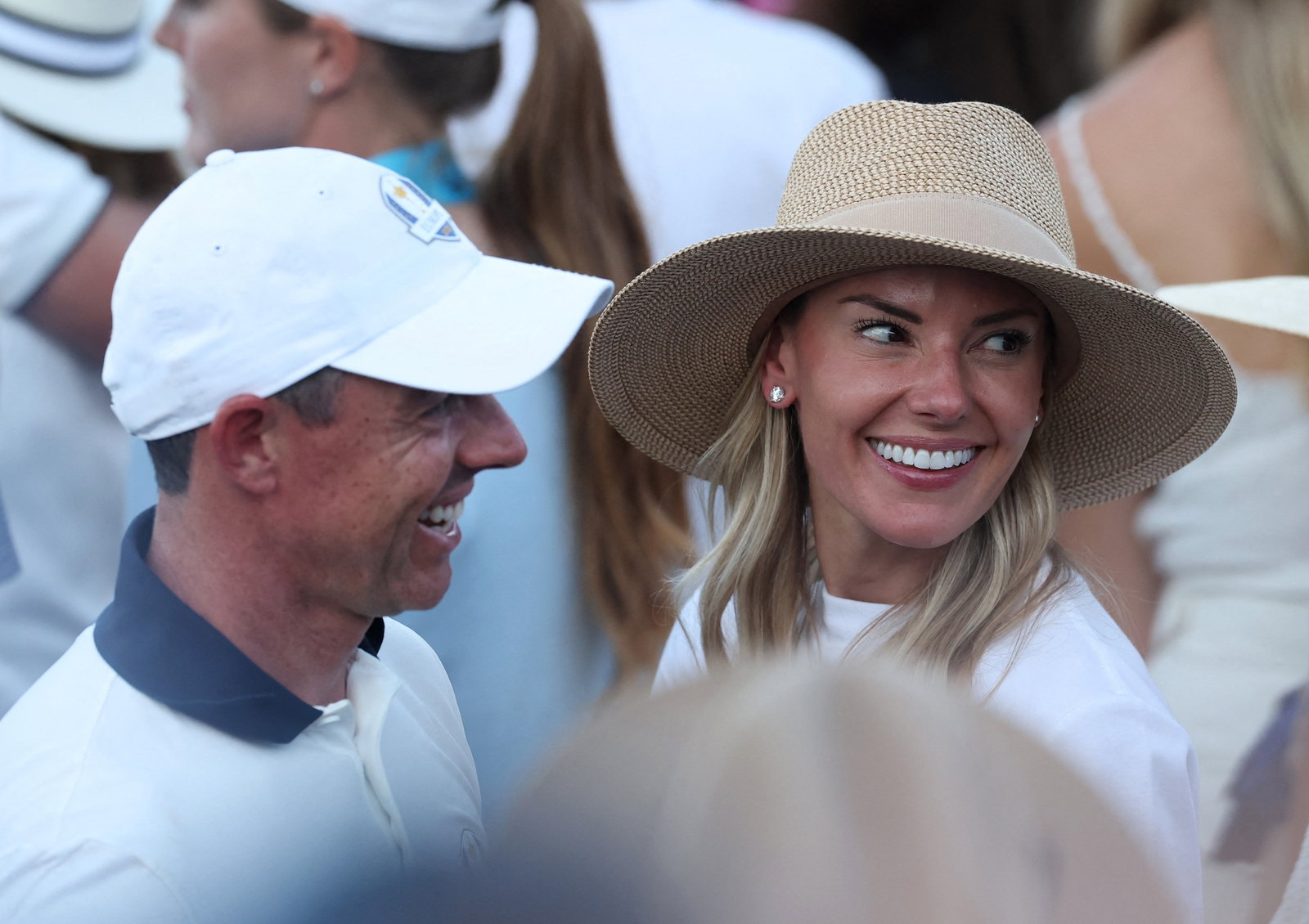 Rory McIlroy with wife Erica 