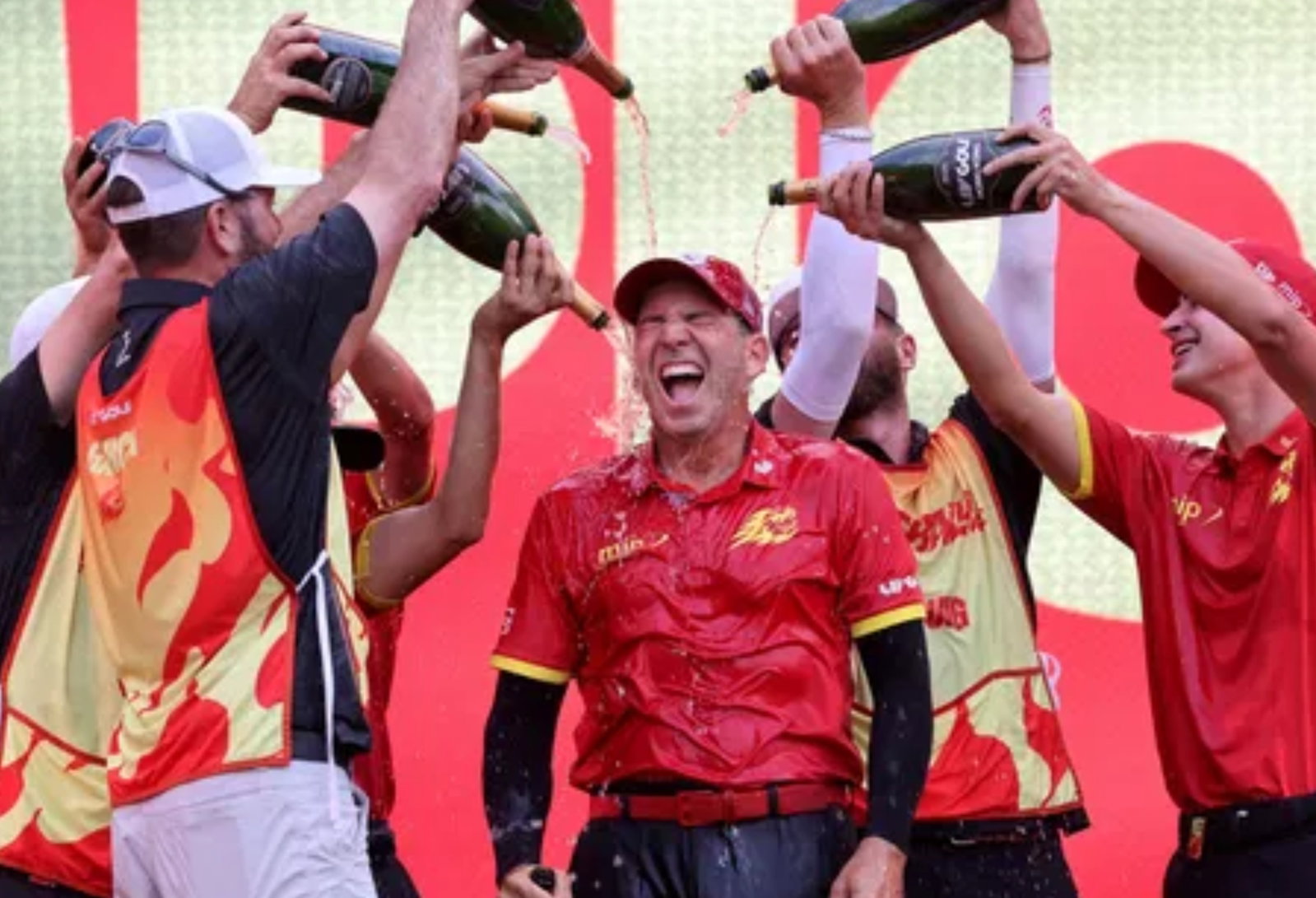 Fireballs GC celebrate in Hong Kong