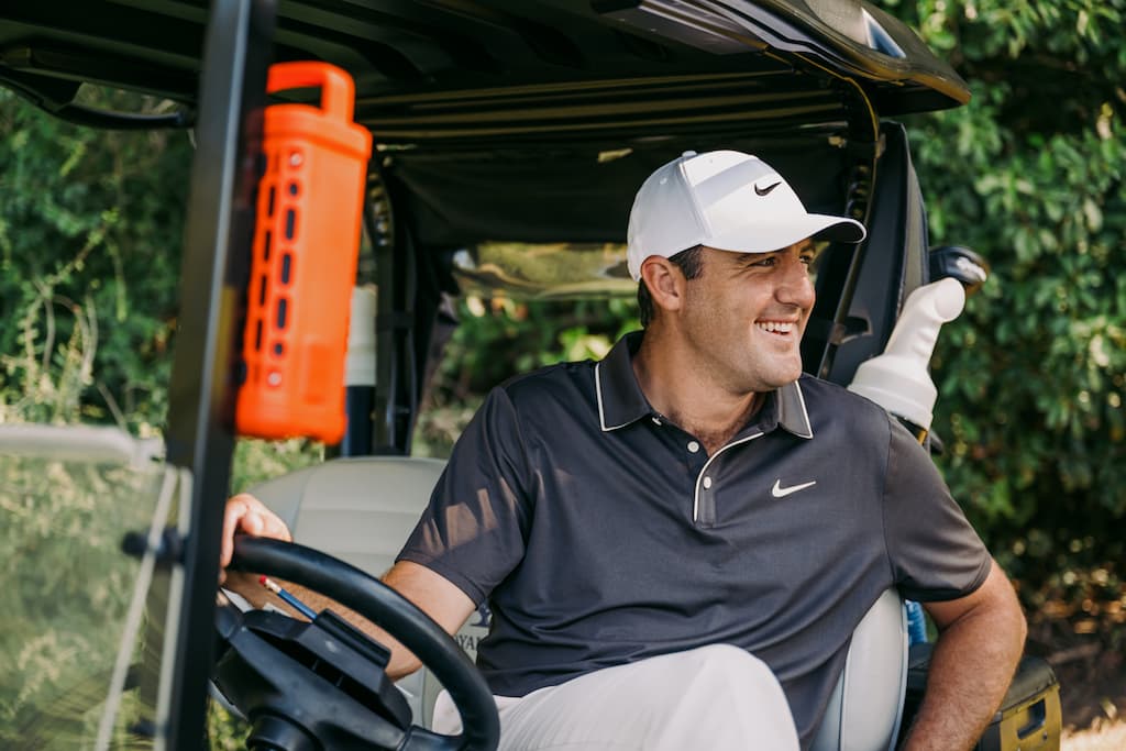 Scheffler all smiles as he rounds out his season