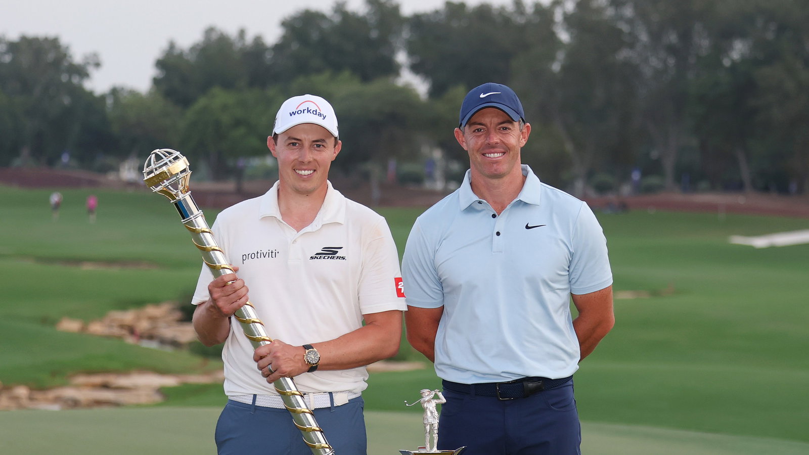 Rory McIlroy and Matthew Fitzpatrick (Image credit: Getty)