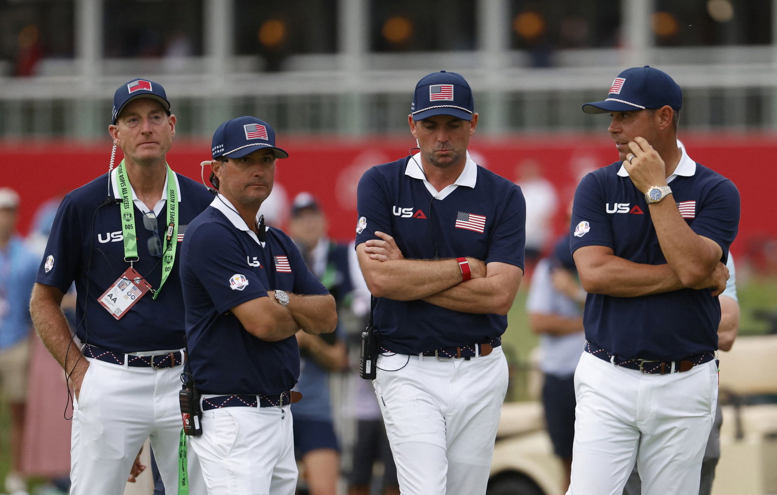 Team USA were stunned with the green speed at Bethpage