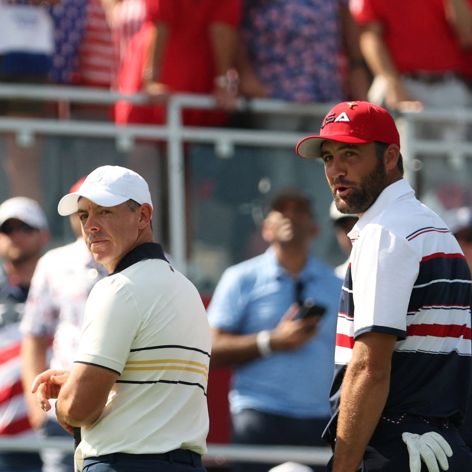Rory McIlroy and Scottie Scheffler
