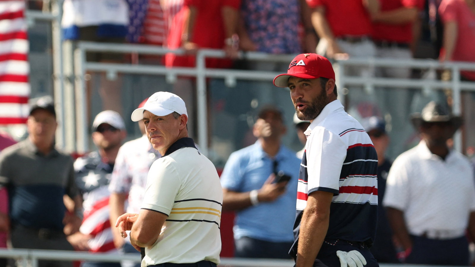 Rory McIlroy and Scottie Scheffler