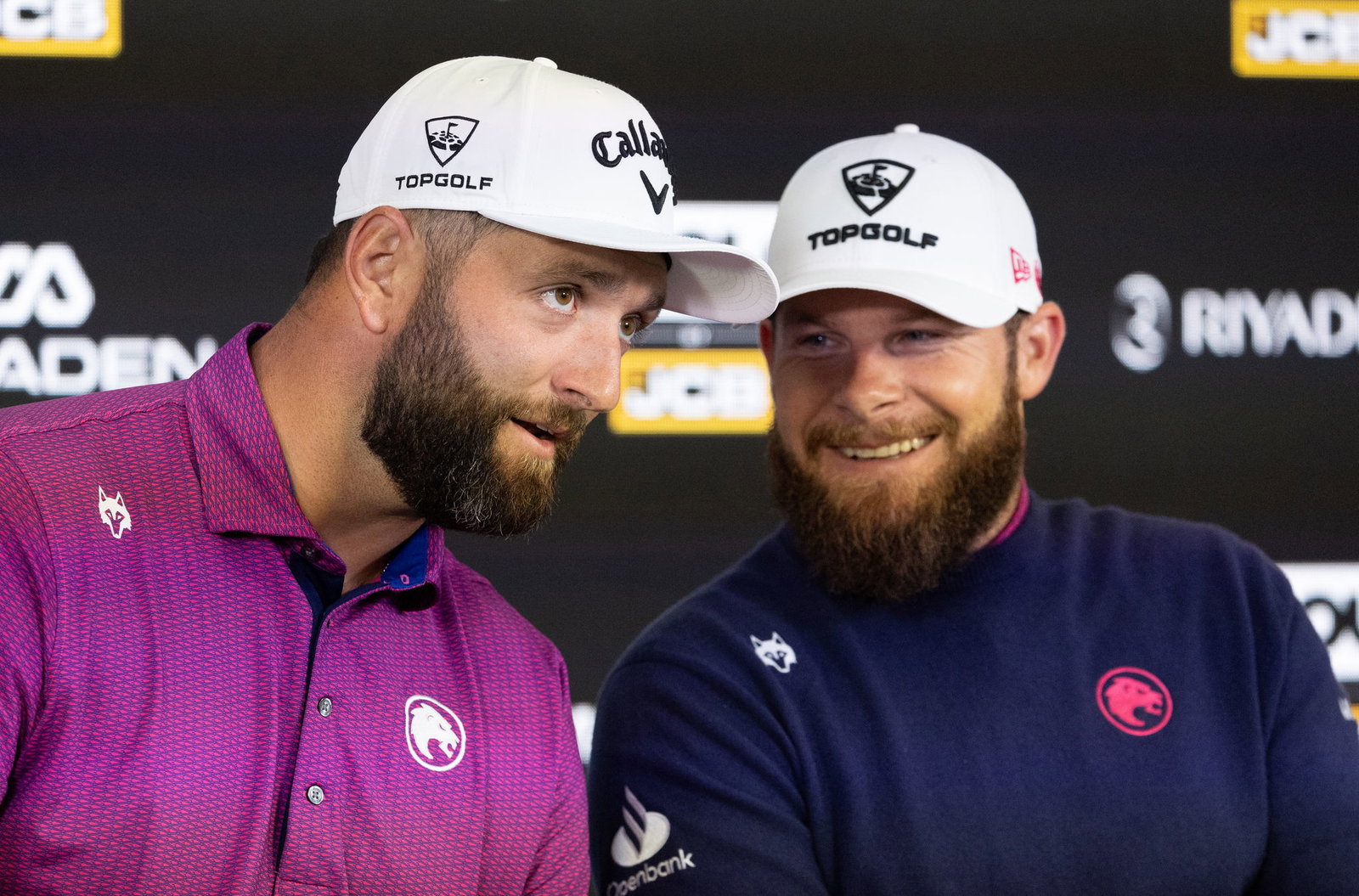 Jon Rahm and Tyrrell Hatton 