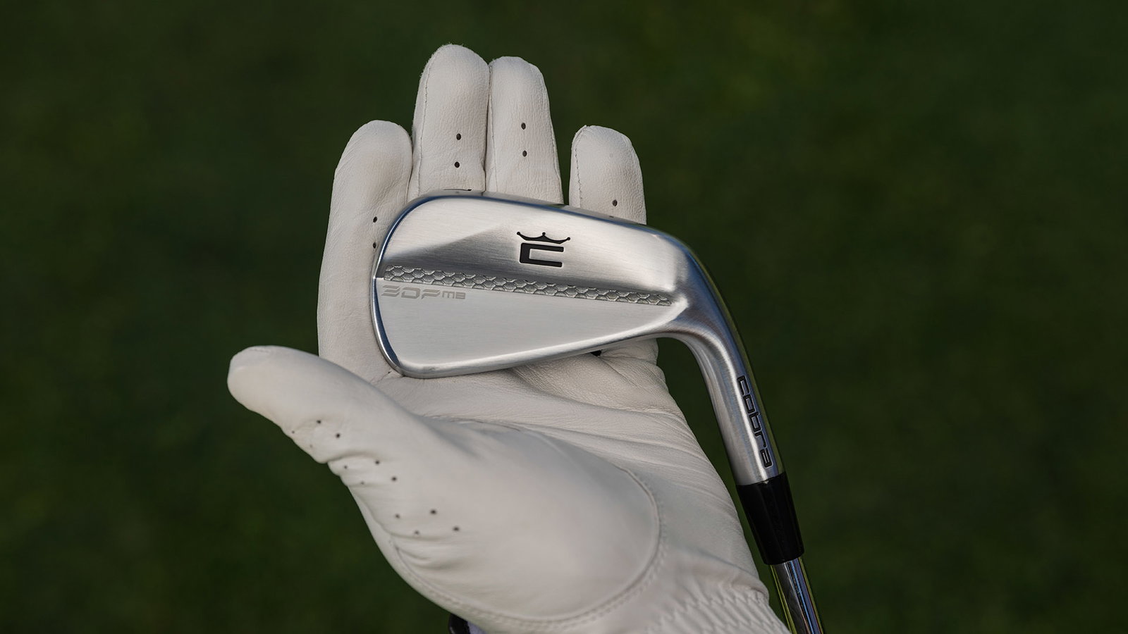 The new 3DP MB iron in-hand. Courtesy Cobra Puma Golf