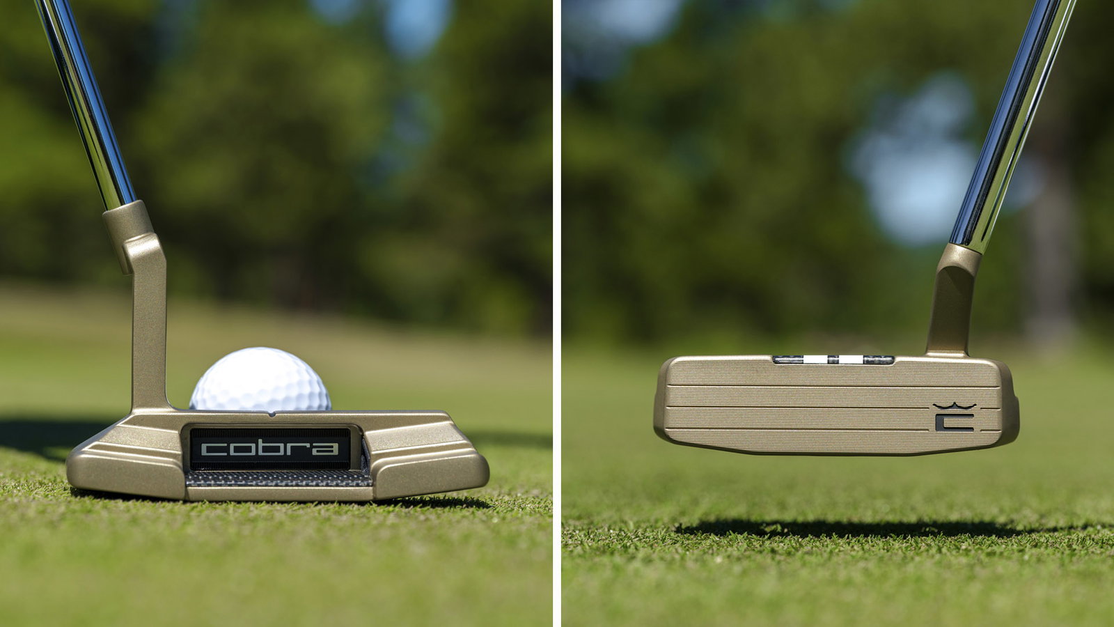 The new Cobra 3DP Tour putters. Courtesy Cobra