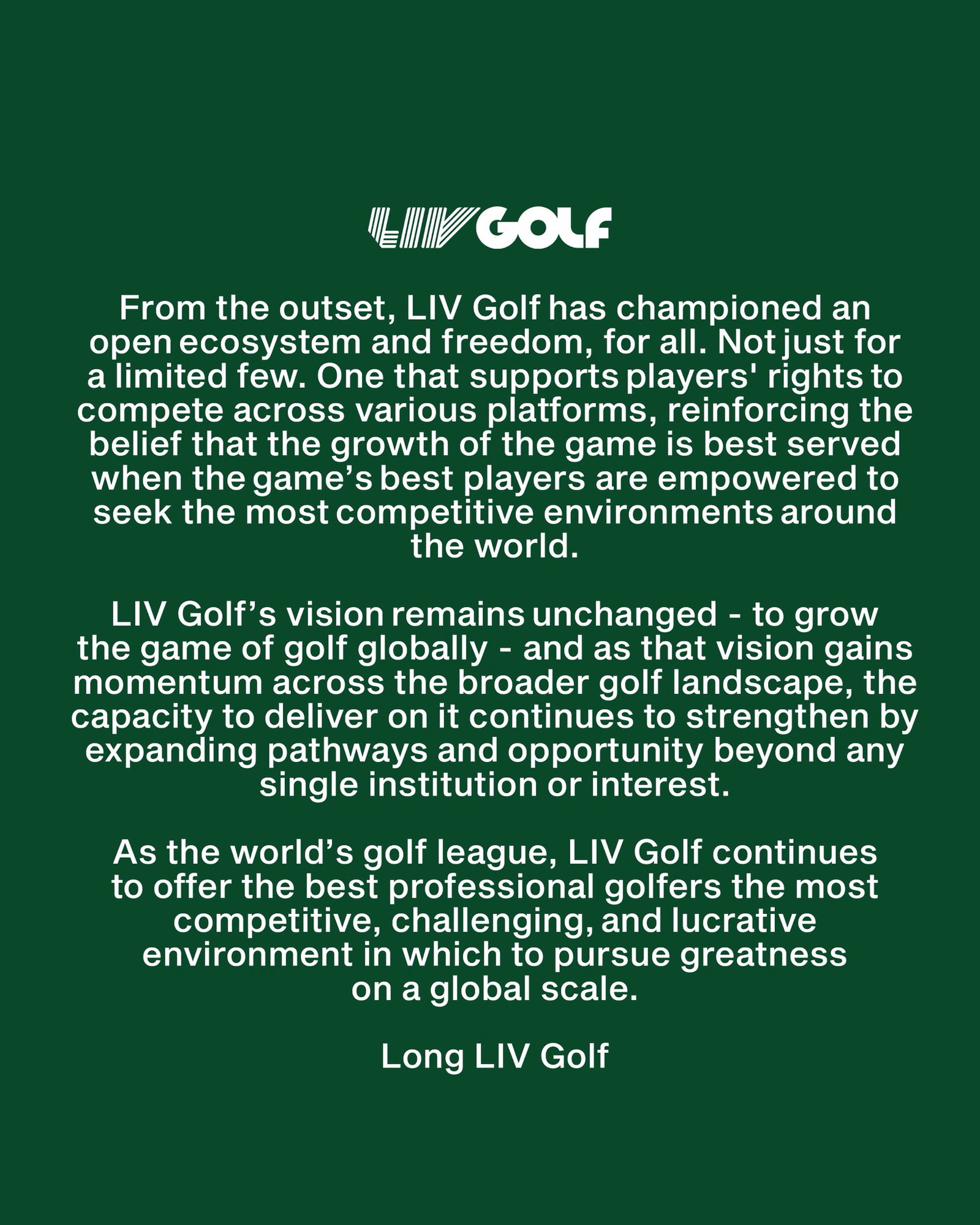 LIV Golf reacts to Koepka's PGA Tour return