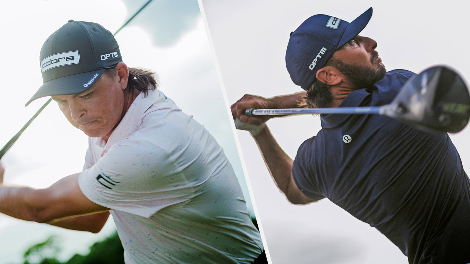 Rickie Fowler & Max Homa. Images courtesy Cobra Golf