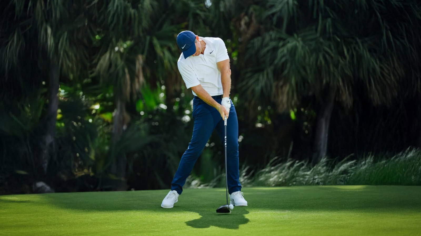 Rory McIlroy at impact with the new TaylorMade Qi4D driver. Courtesy TaylorMade