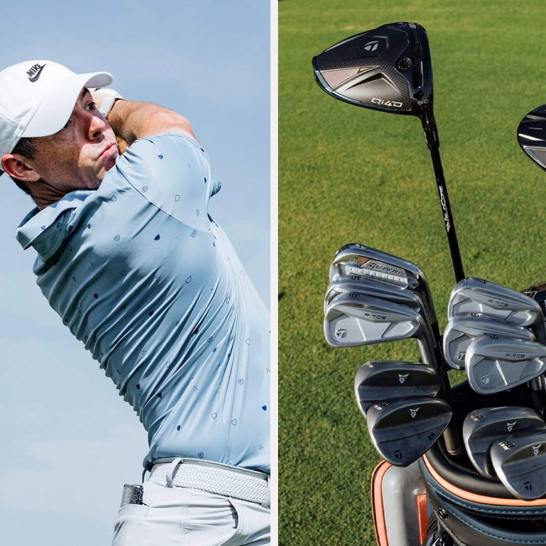 Rory McIlroy's full equipment setup. (Courtesy TaylorMade)