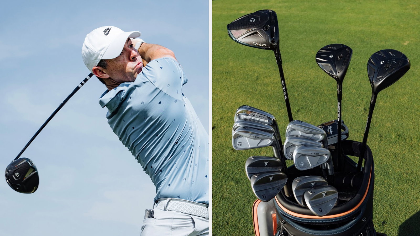 Rory McIlroy's full equipment setup. (Courtesy TaylorMade)