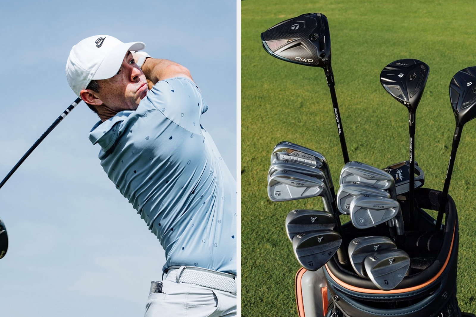 Rory McIlroy's full equipment setup. (Courtesy TaylorMade)