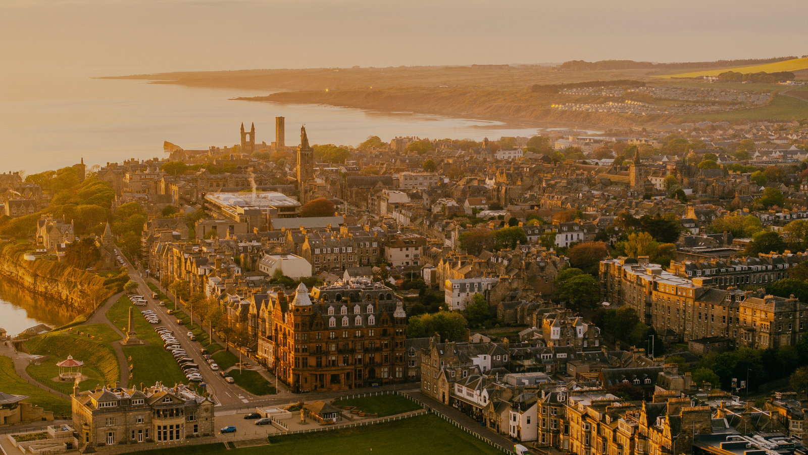 St Andrews Old Course and town 