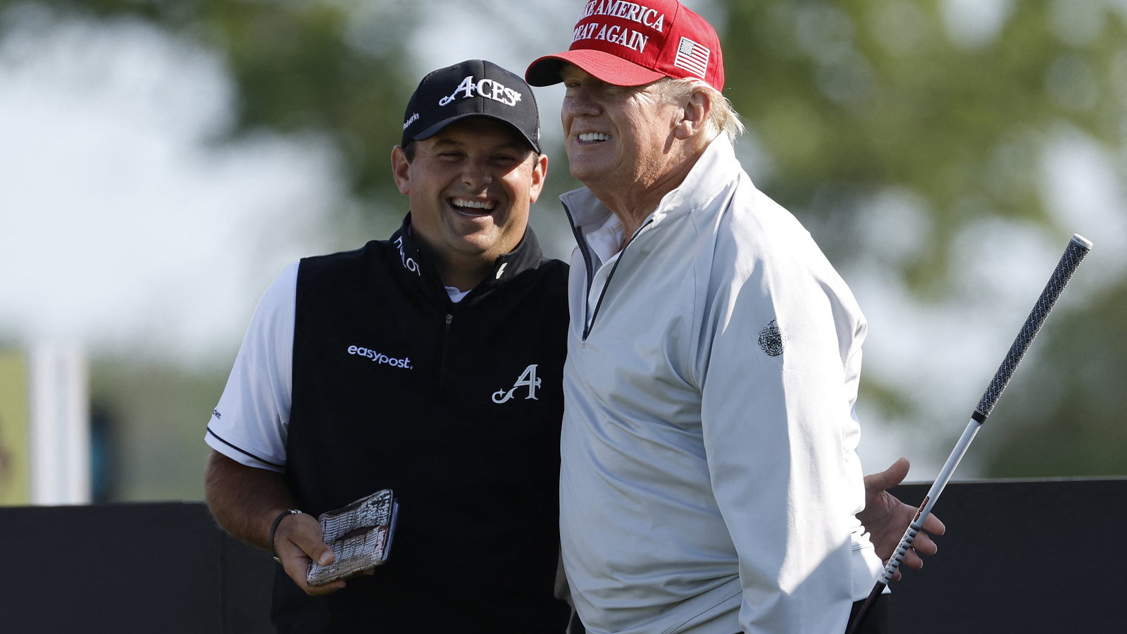 Patrick Reed and Donald Trump