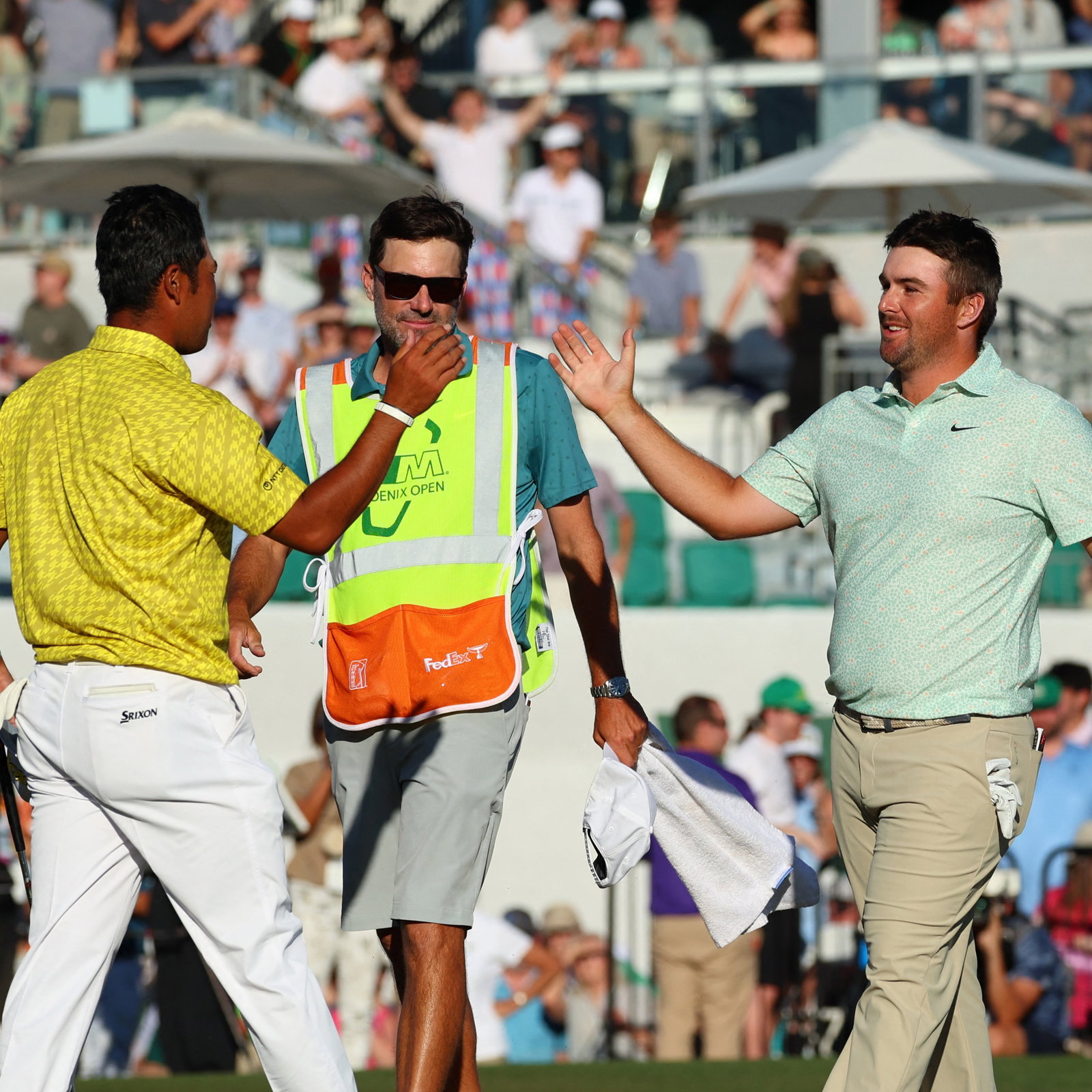 Hideki Matsuyama was beaten by Chris Gotterup in a play-off at the WM Phoenix Open
