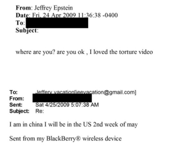 Email correspondence between bin Sulayem and Epstein