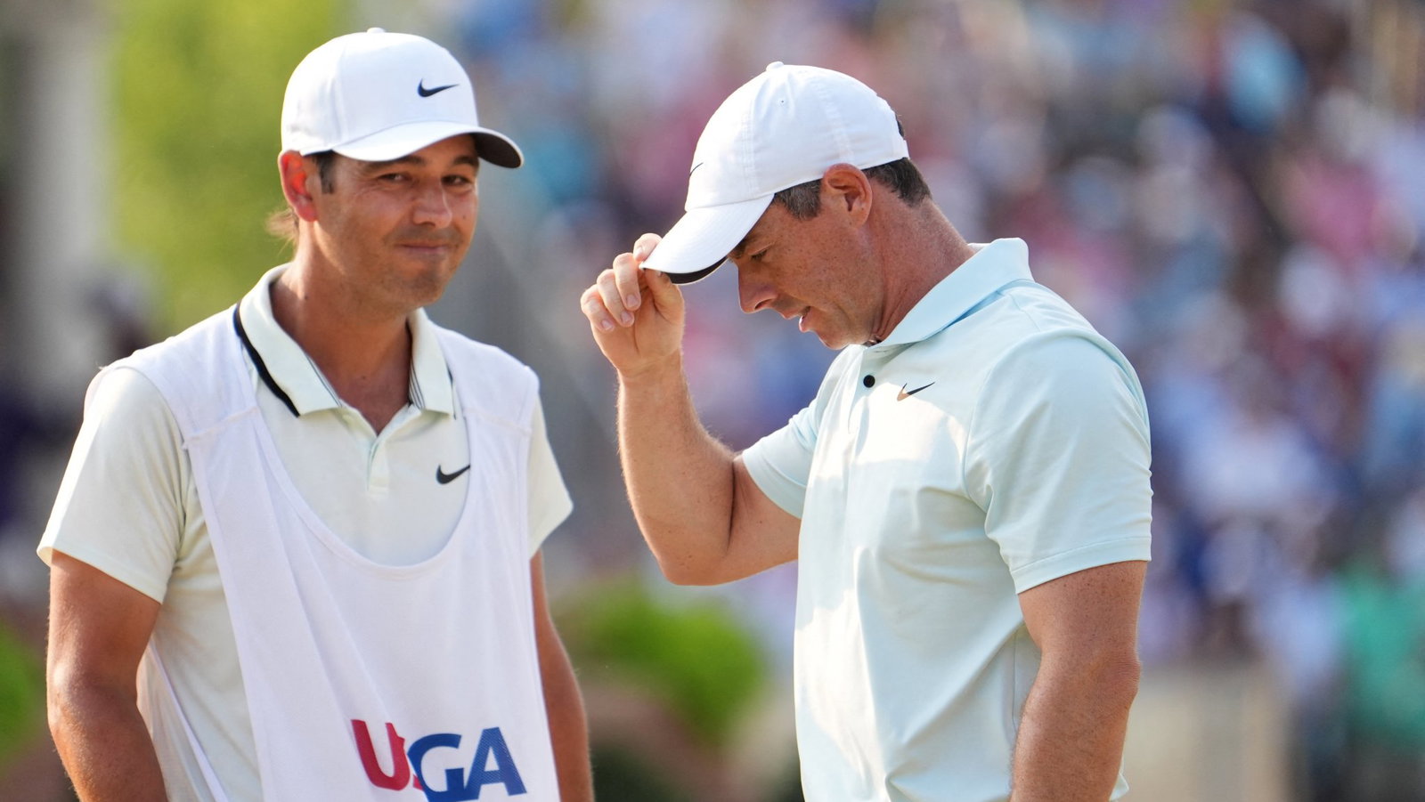 Rory McIlroy and his caddie Harry Diamond