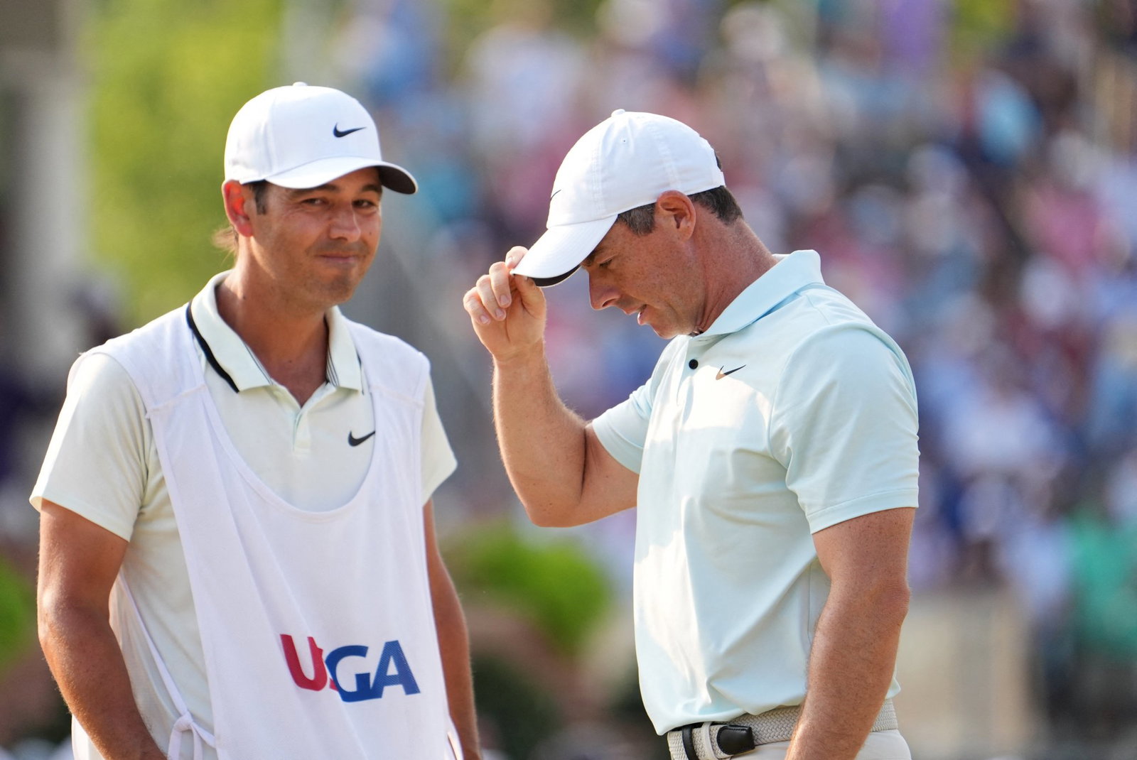 Rory McIlroy and his caddie Harry Diamond