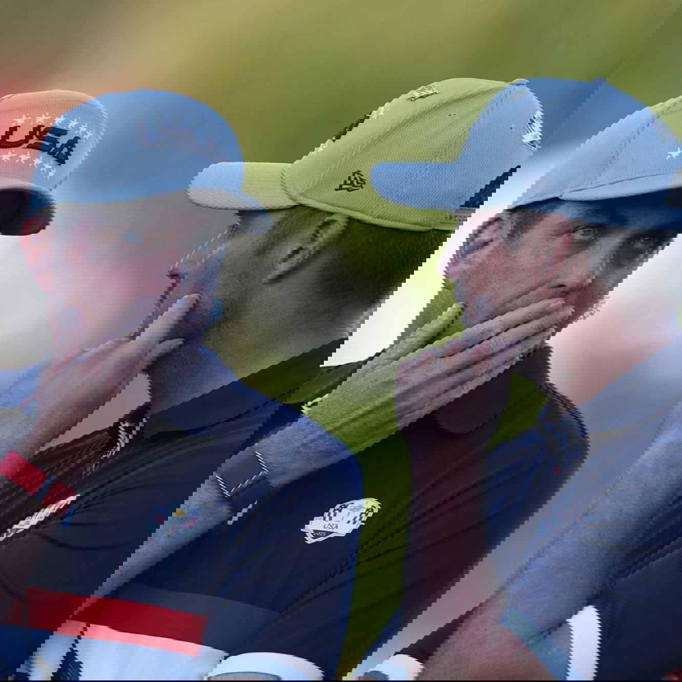 Keegan Bradley and Bryson DeChambeau at the 2025 Ryder Cup