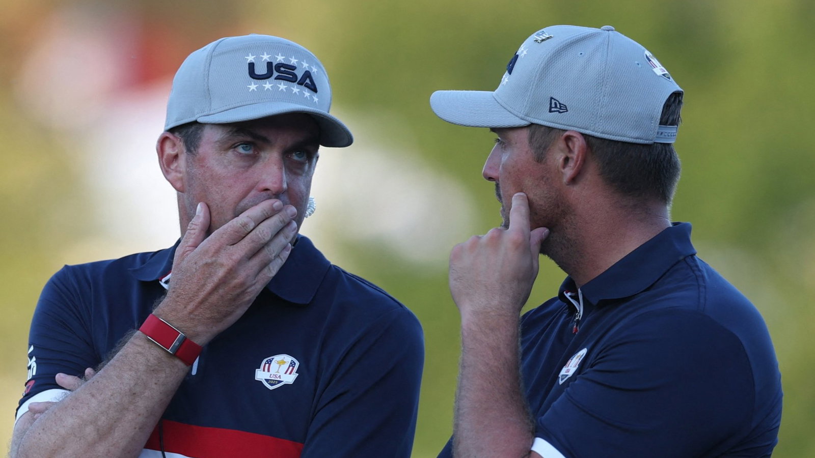 Keegan Bradley and Bryson DeChambeau at the 2025 Ryder Cup