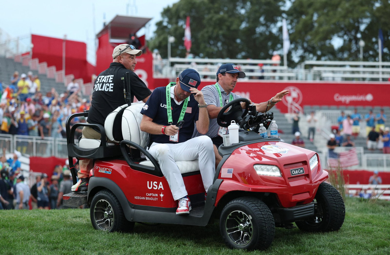 Keegan Bradley complained about the envelope rule