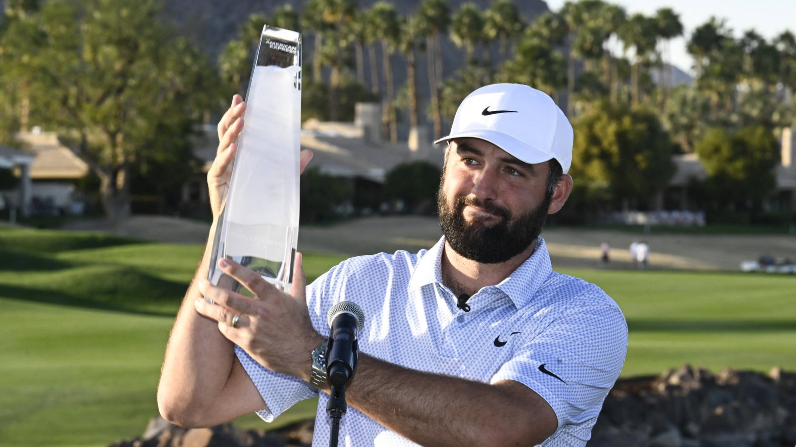Scottie Scheffler won The American Express 