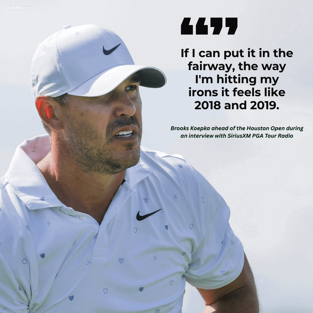 Koepka believes he's close to his best