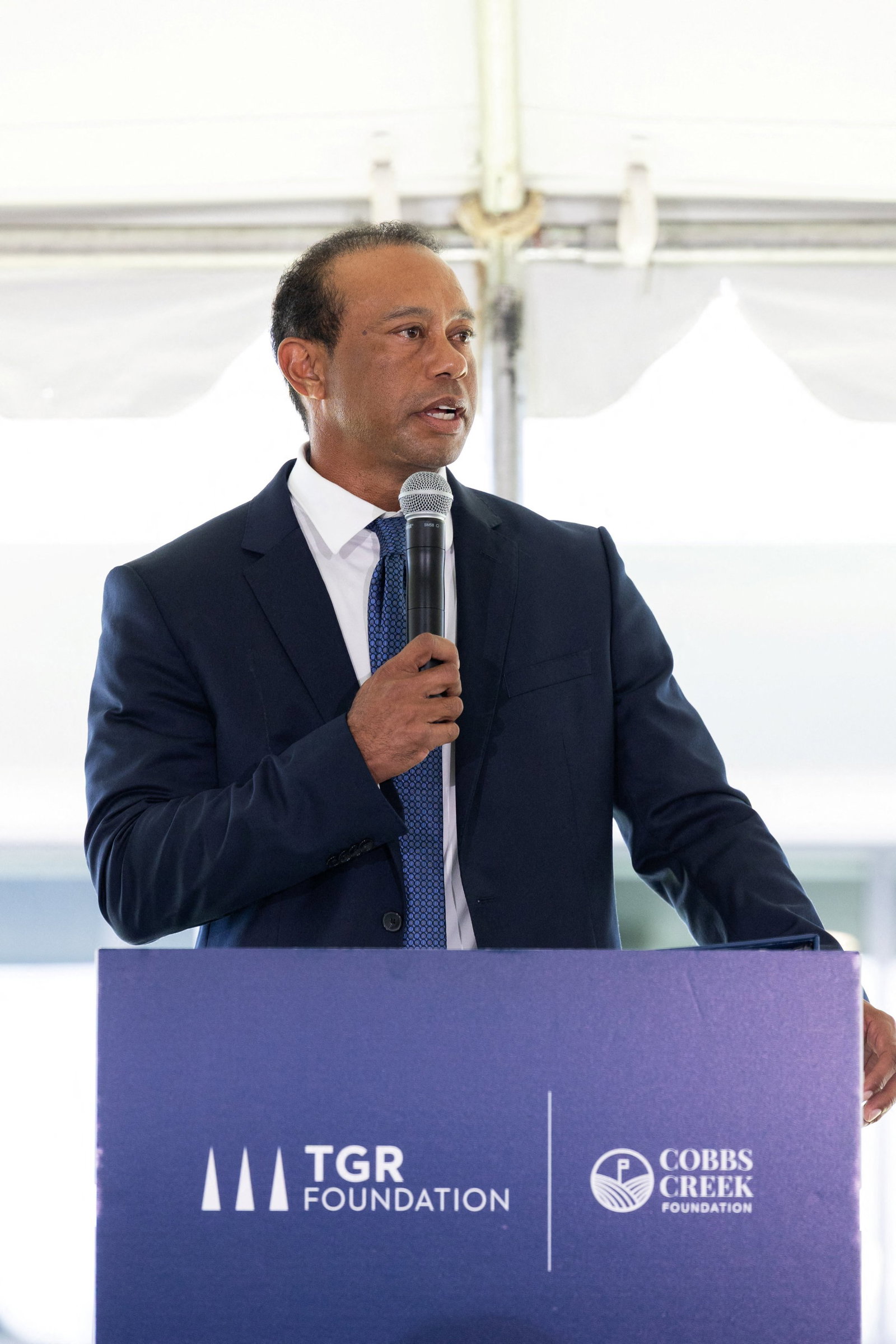 Woods is the founder of TGR Foundation