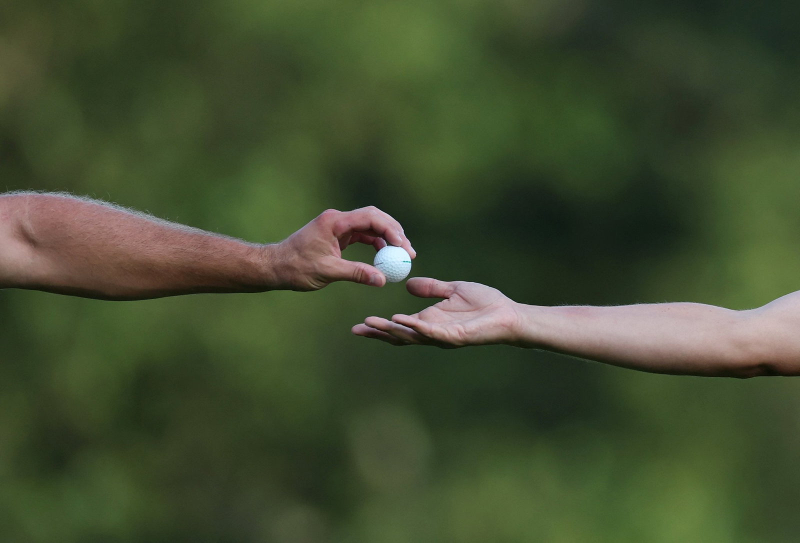 Howell revealed an incredible golf ball story