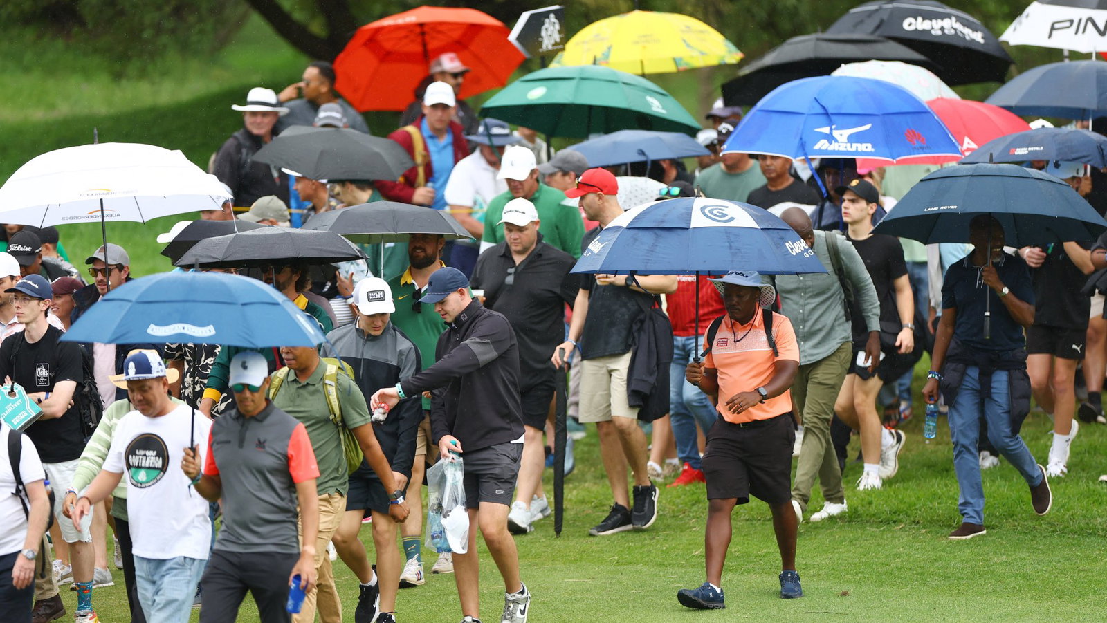 The Valero Texas Open was delayed by 90 minutes