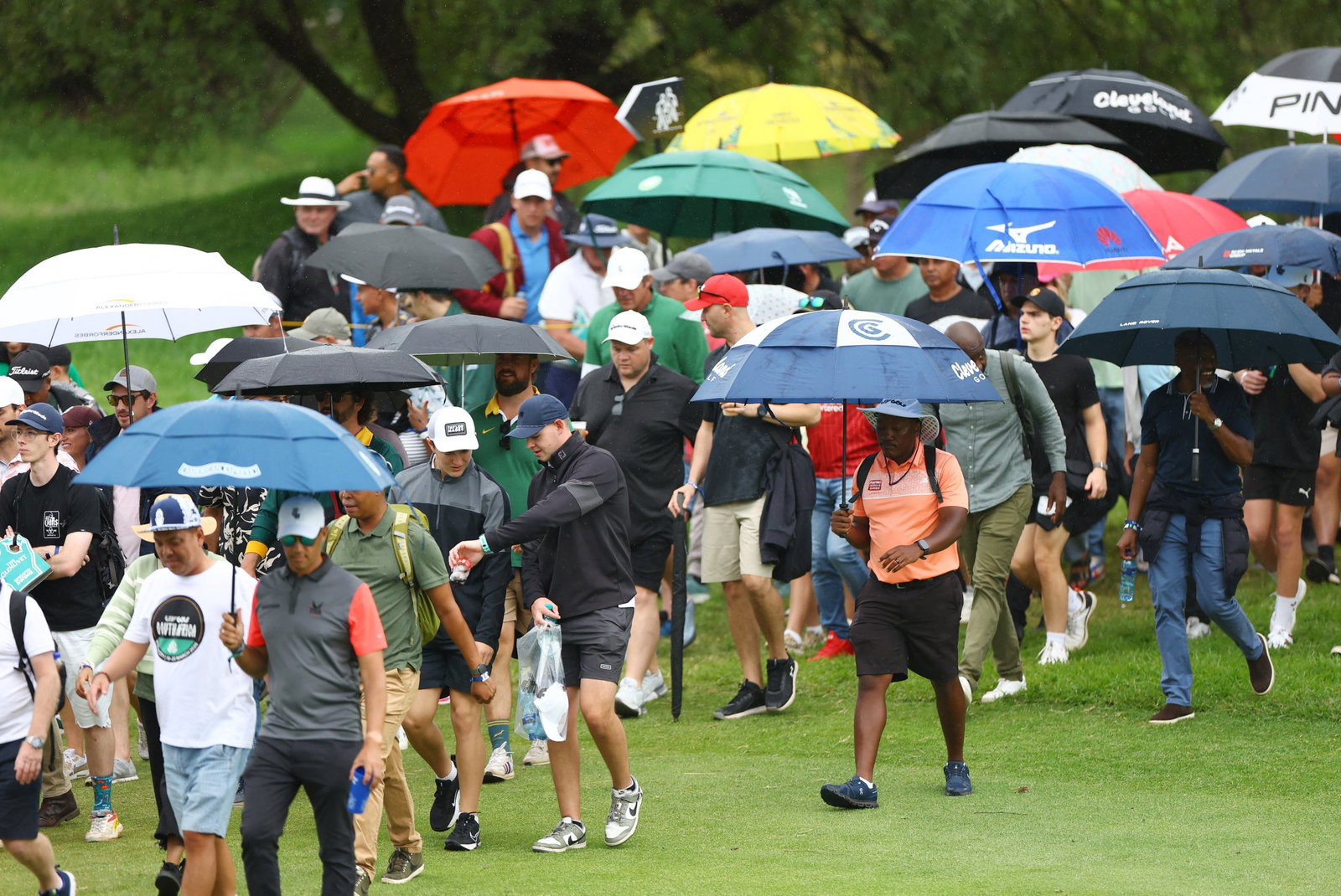 The Valero Texas Open was delayed by 90 minutes