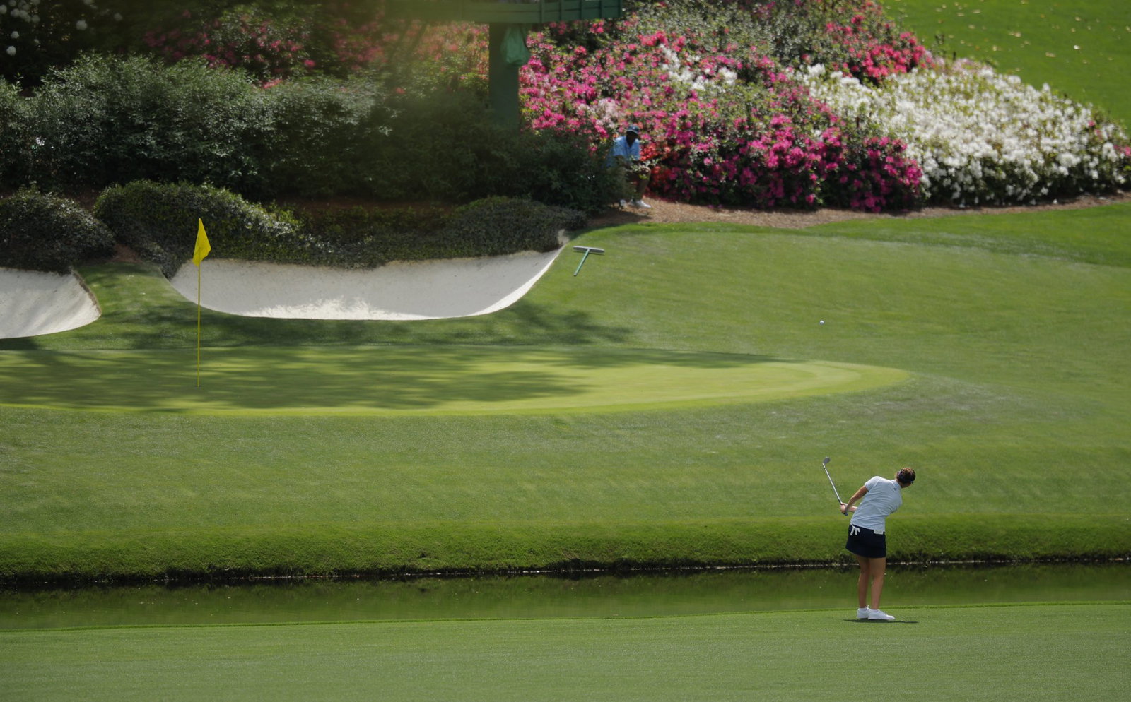 Talley came unstuck on the 12th hole