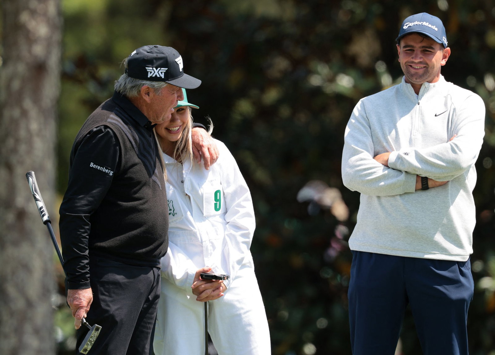 Player during the Par 3 Contest 
