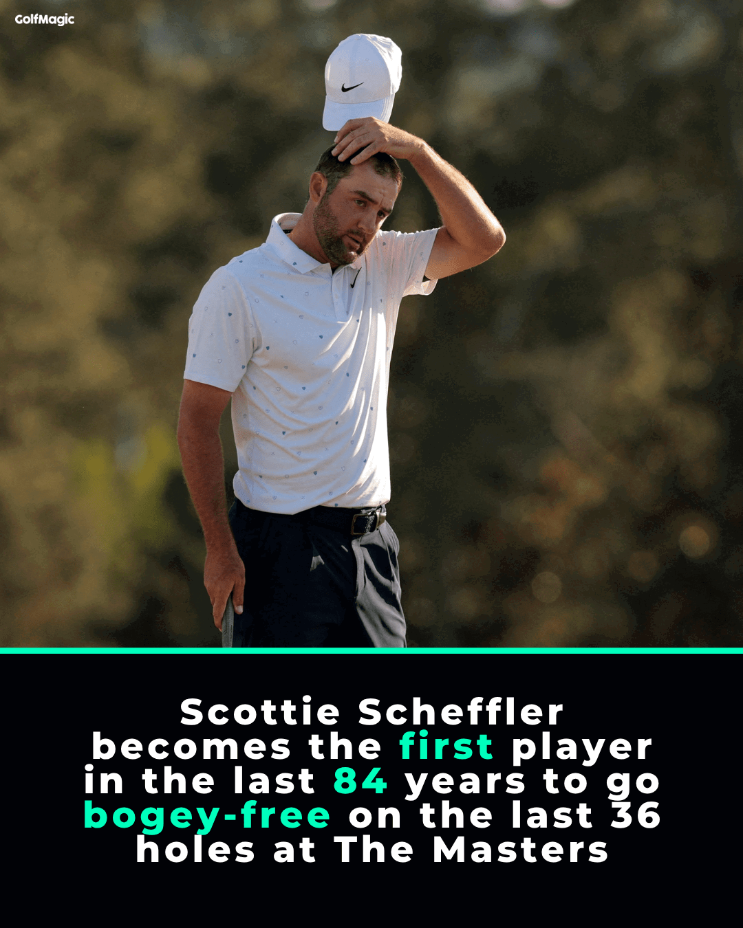 Scheffler set a new Masters record at the weekend