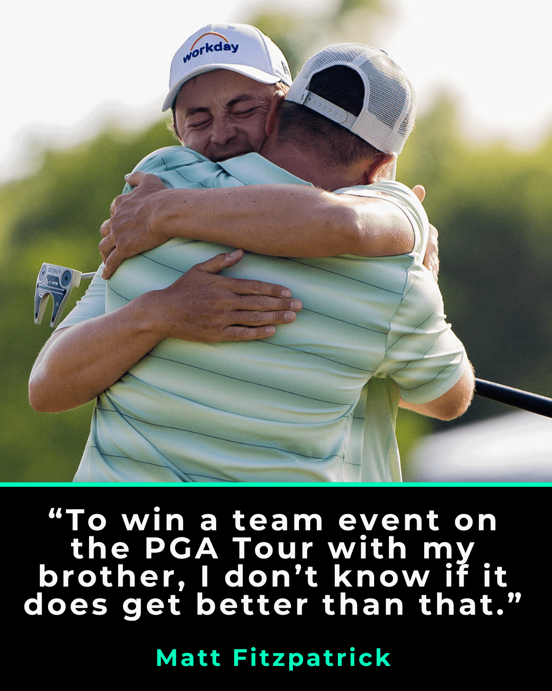 Matt's comments after victory with his brother