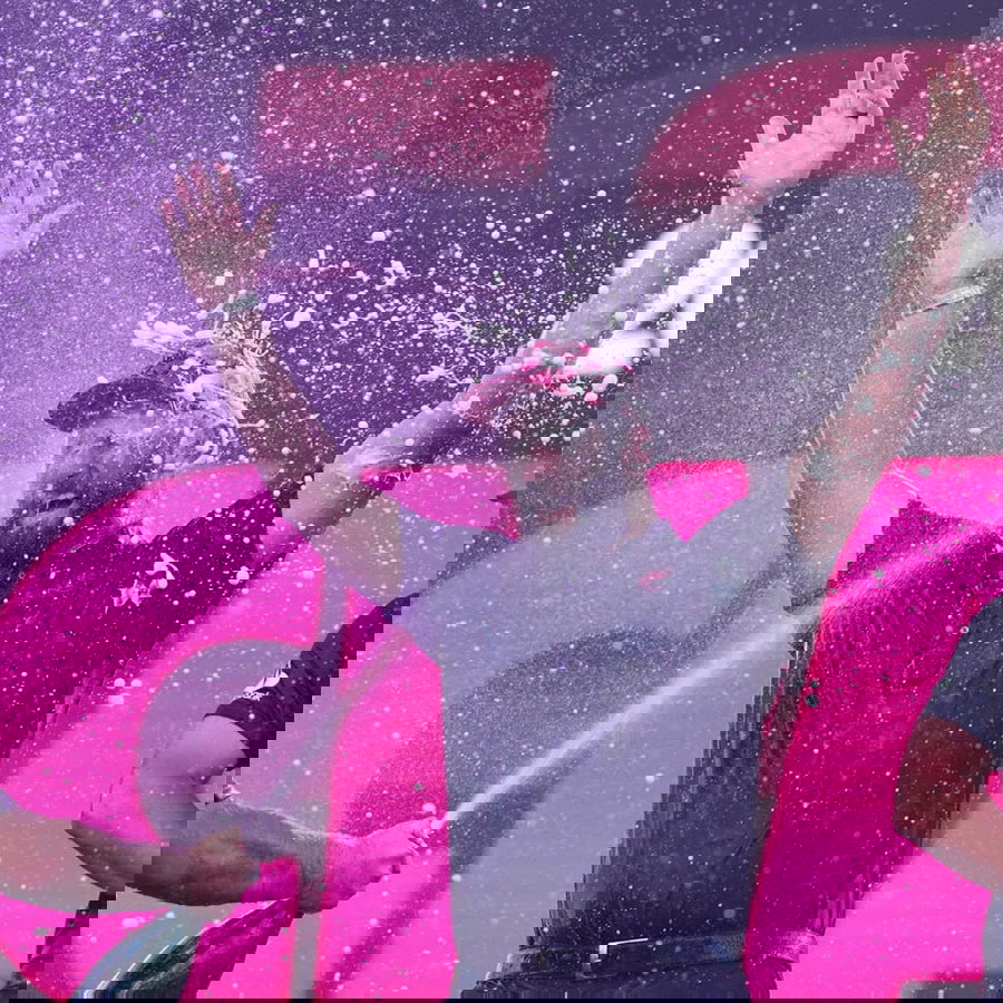 Jon Rahm celebrates winning the LIV Golf 2025 individual championship. Image: Reuters