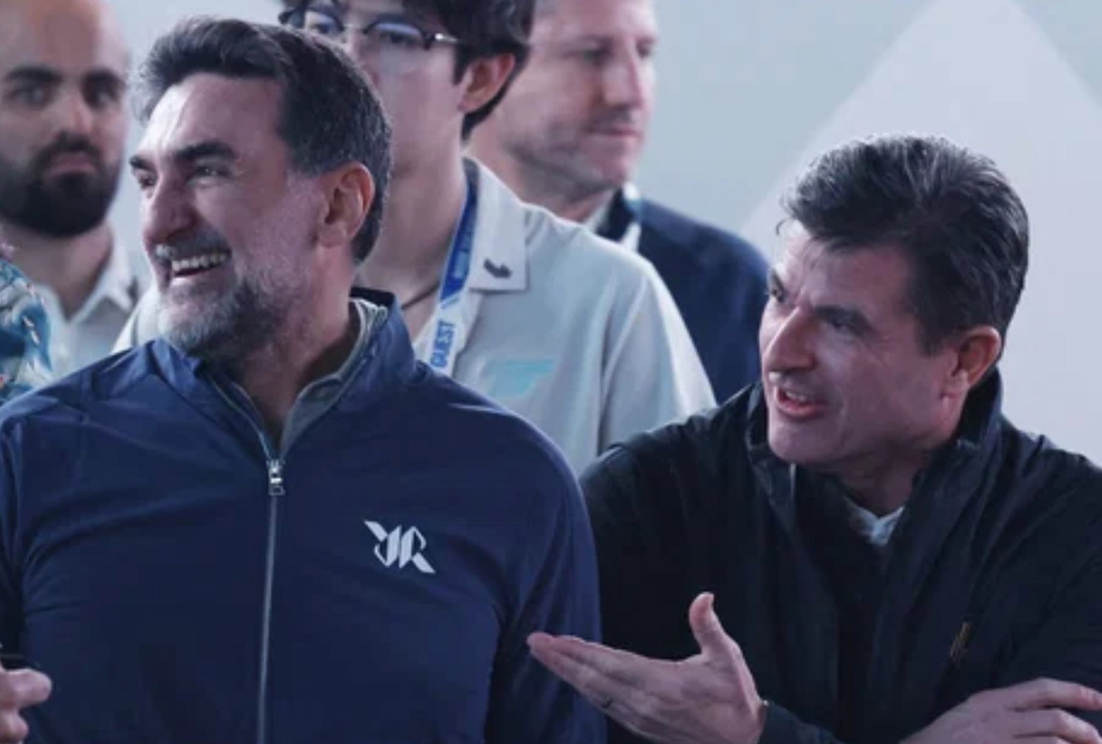 Yasir Al-Rumayyan with Scott O'Neil 