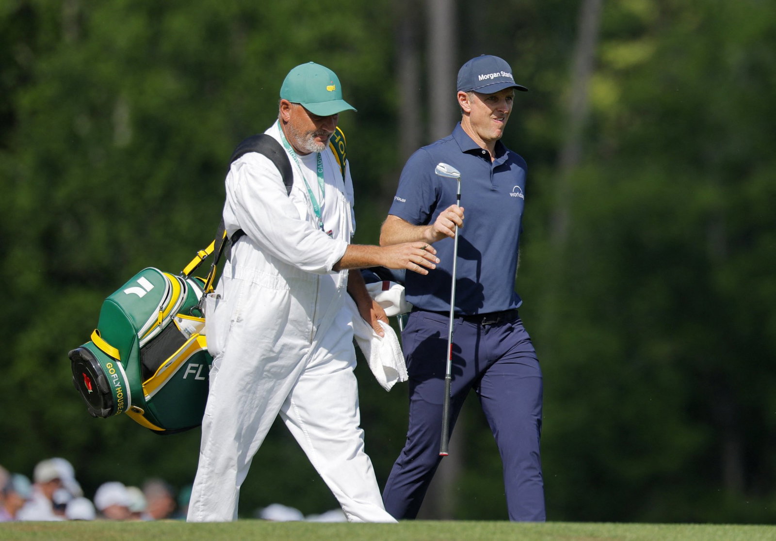 Fulcher with Rose at The Masters
