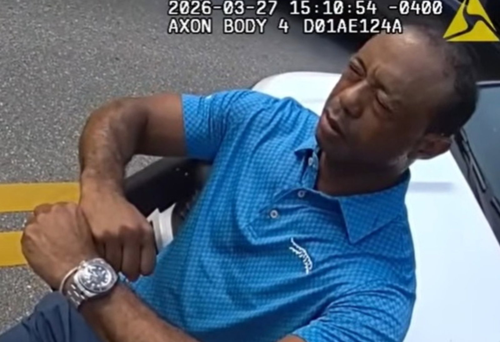 Tiger Woods DUI arrest footage is released